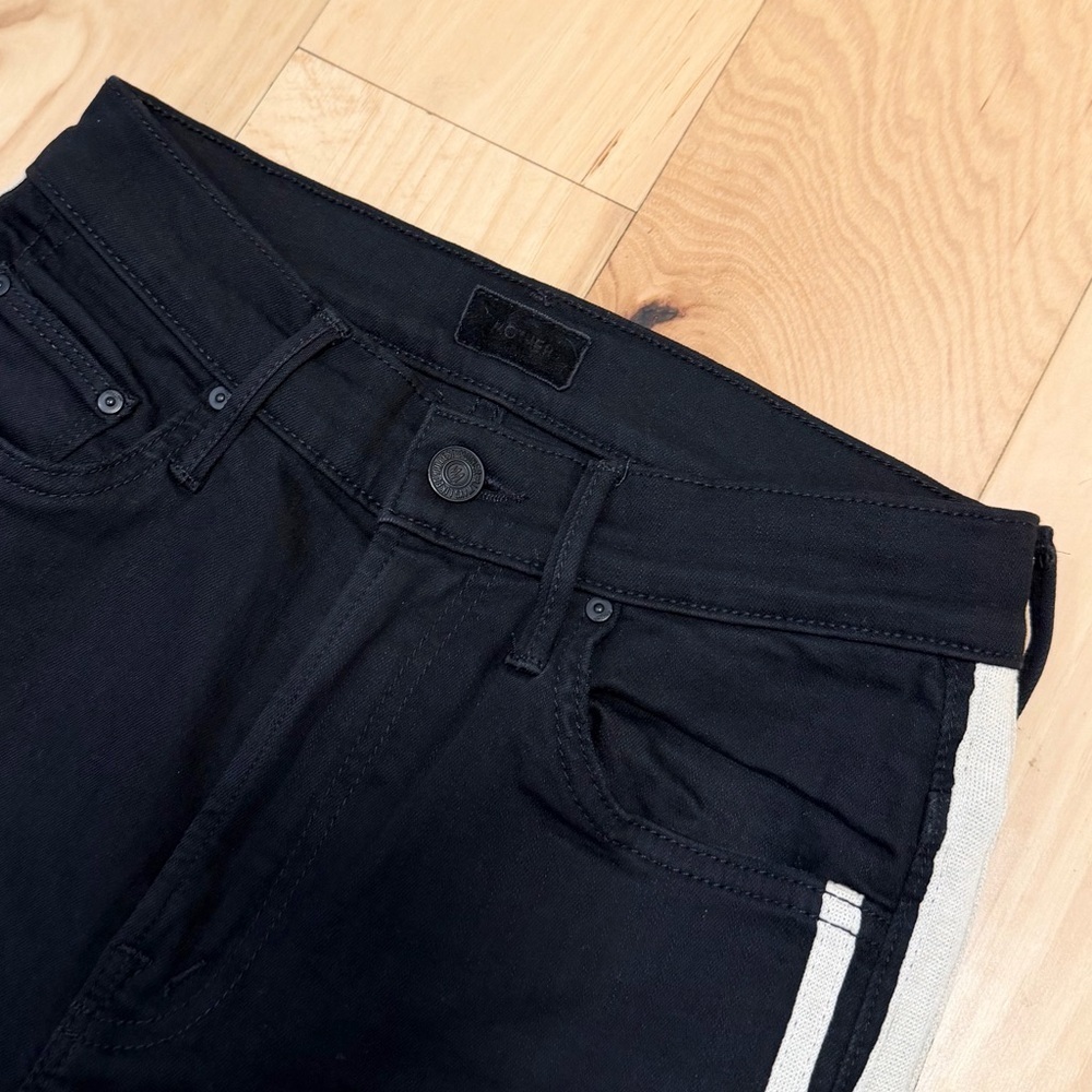 LIKE NEW Mother Women’s The Insider Crop Step Fray Denim Jeans - Picture 3 of 10